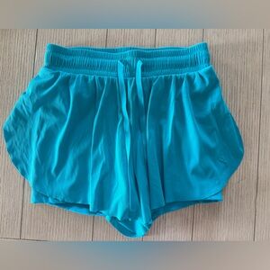 JoyLab Athletic Drawstring Shorts in Teal Blue